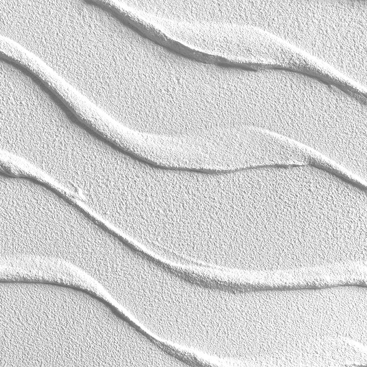 Detaliu al texturii ondulate în relief din pasta 3D ARTMIE — suprafață mată fin granulată
