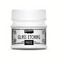 pasta pentru gravura pe sticla glass etching pentart 50 ml ro pnt33454
