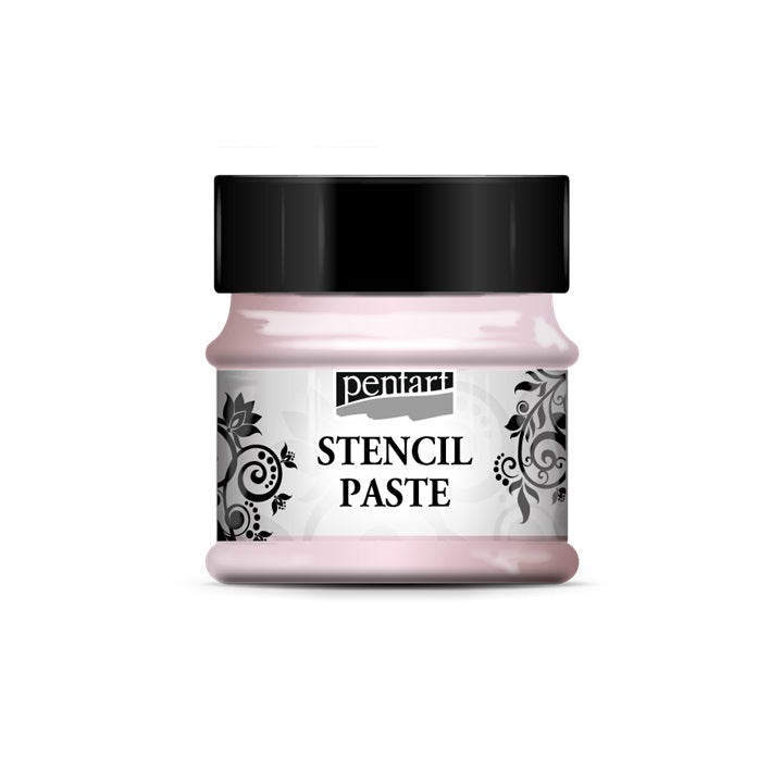 pasta perlata pentru sablon stencil paste pentart 50ml ro pnt2940
