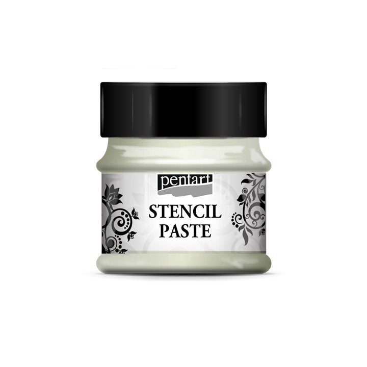 pasta perlata pentru sablon stencil paste pentart 50ml ro pnt2940