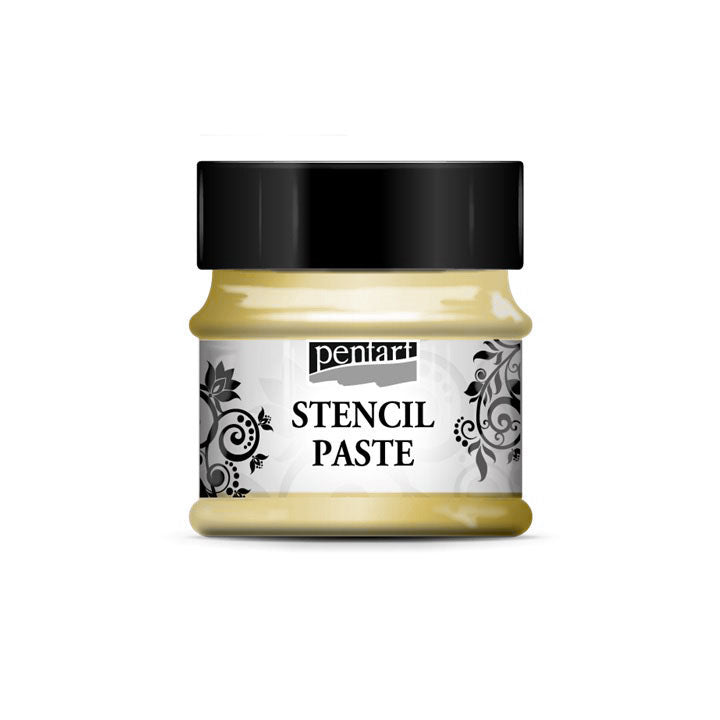pasta perlata pentru sablon stencil paste pentart 50ml ro pnt2940