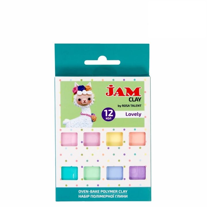 pasta polimerica rosa talent set lovely 12 x 20 g