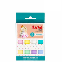 pasta polimerica rosa talent set princess 8 x 20 g