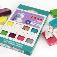 pasta polimerica rosa talent set unicorn 8 x 20 g