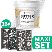 pasta relief artmie butter set de sabloane pentru pictura motiv folk art 26 buc ro wqxstenrfp