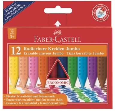paste creioane cerate grip jumbo plastic colour 12 culori ro fbc122540