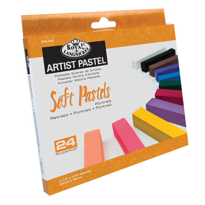 pastel uscat portret de royal amp langnickel 24 buc ro rlgcpap24