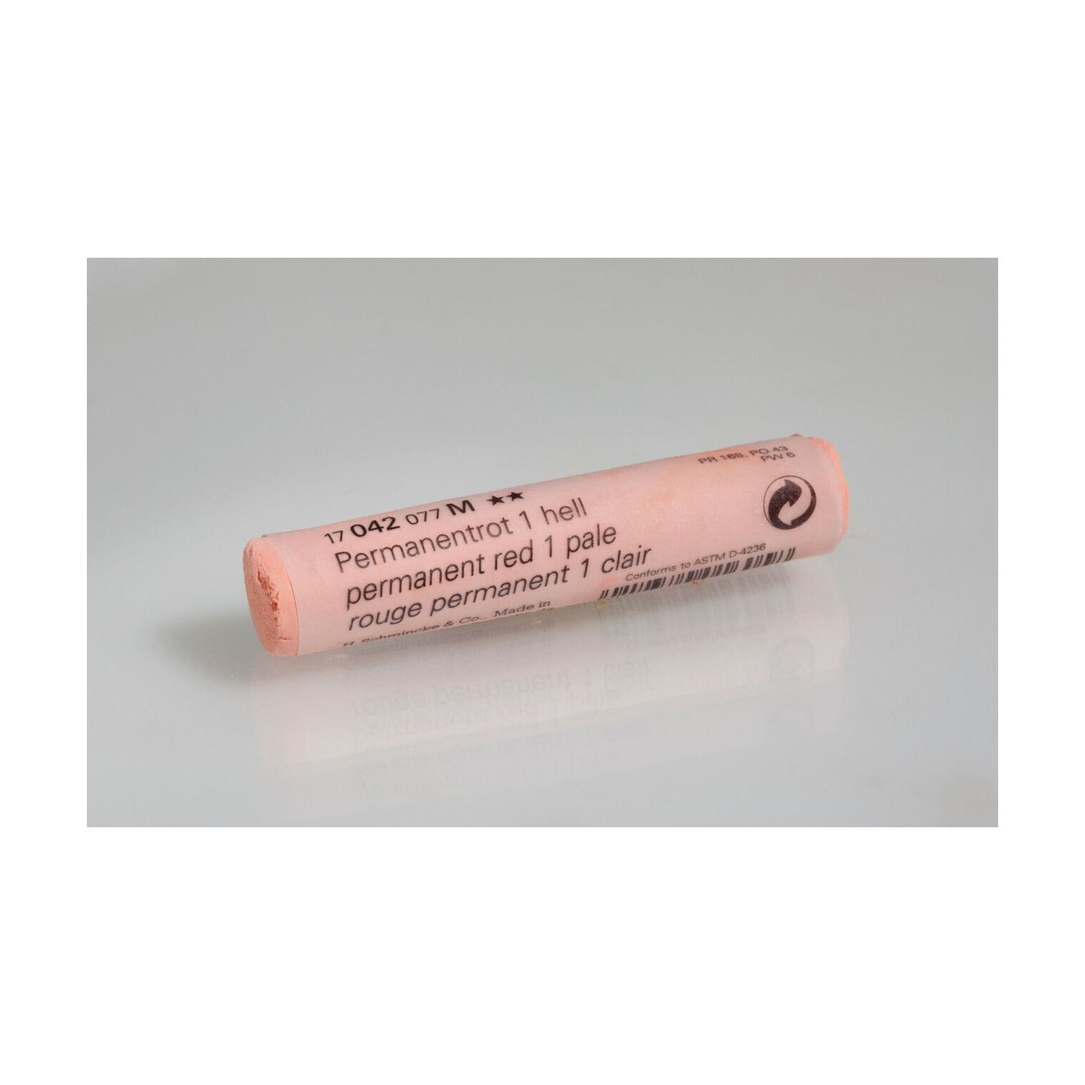 Pastel uscat Schmincke FINEST EXTRA-SOFT – Seria 1 – 042 M permanent red 1 pale