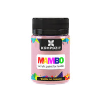 Vopsea acrilică pastel MAMBO pentru textile și piele 50ml