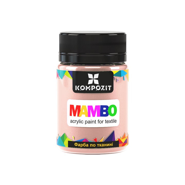 Vopsea acrilică pastel MAMBO pentru textile și piele 50ml