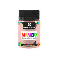 Vopsea acrilică pastel MAMBO pentru textile și piele 50ml