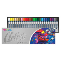 pasteluri de ulei rotunde colorino artist 24 buc ro clrr65719ptr