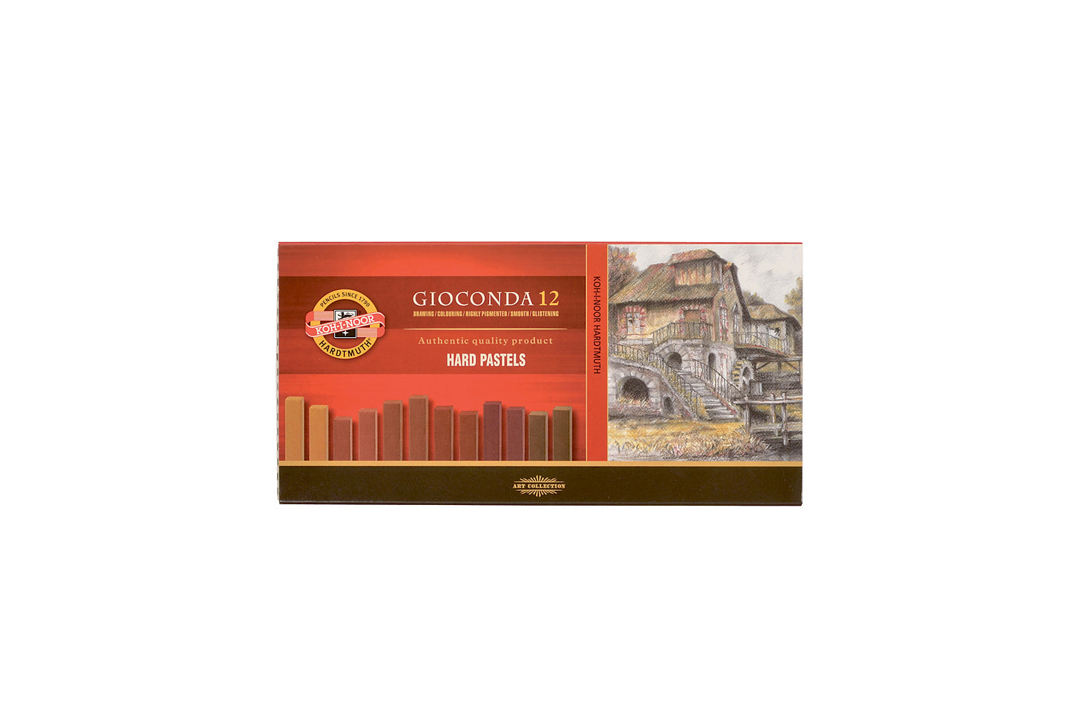 pasteluri dure gioconda nuante de maro 12 buc ro khn8122012002br