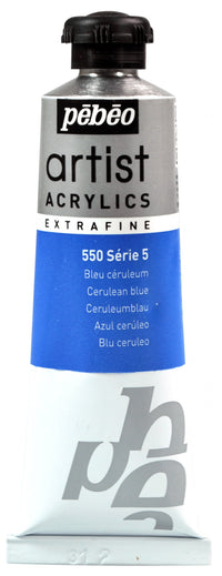 Culoare acrilică Pebeo Artist 37 ml – Albastru ceruleum