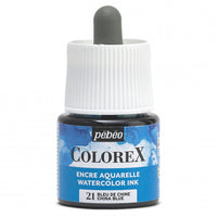 Acuarelă lichidă Pebeo Colorex 45 ml – Albastru de China