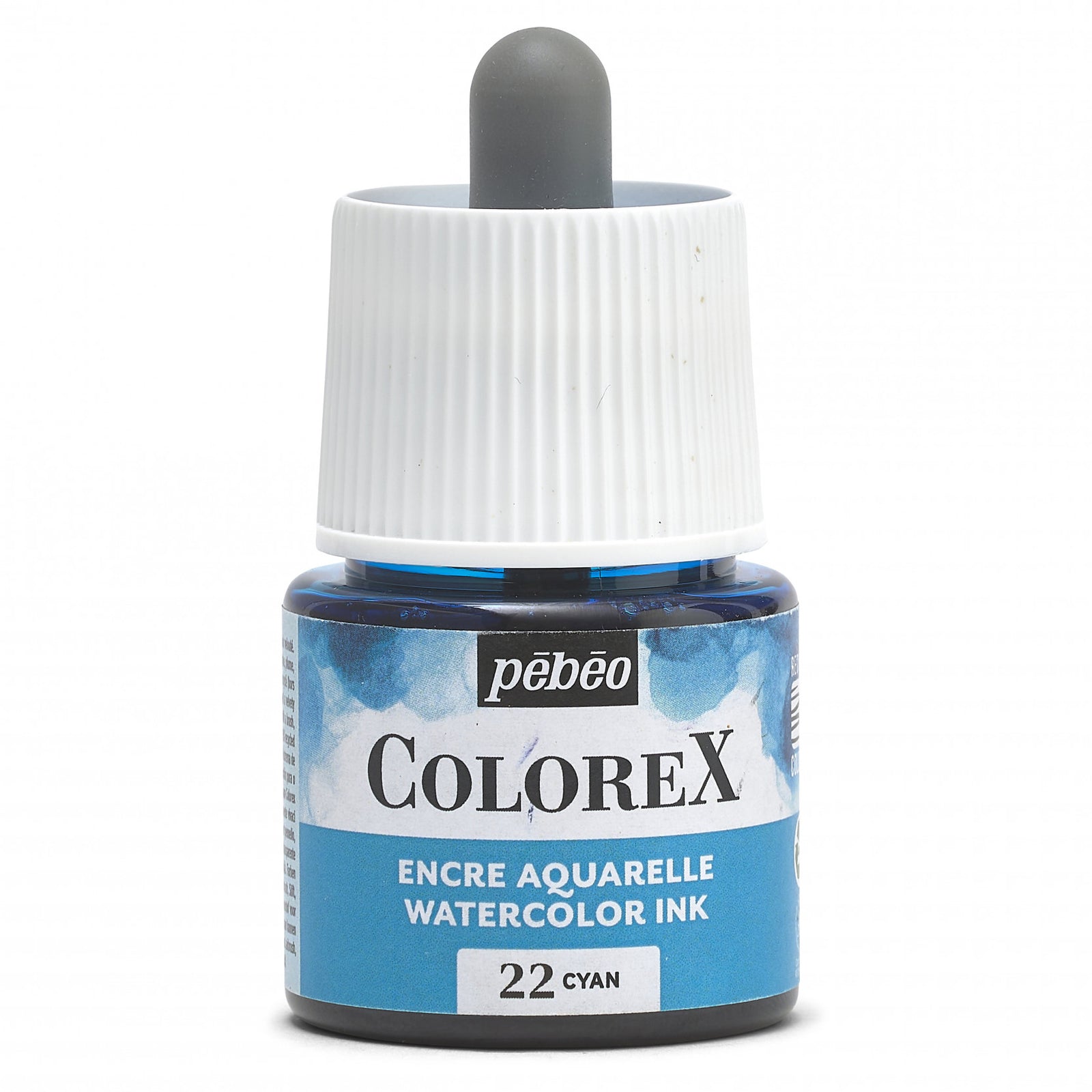 Acuarelă lichidă Pebeo Colorex 45 ml – Cian