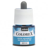 Acuarelă lichidă Pebeo Colorex 45 ml – Cian
