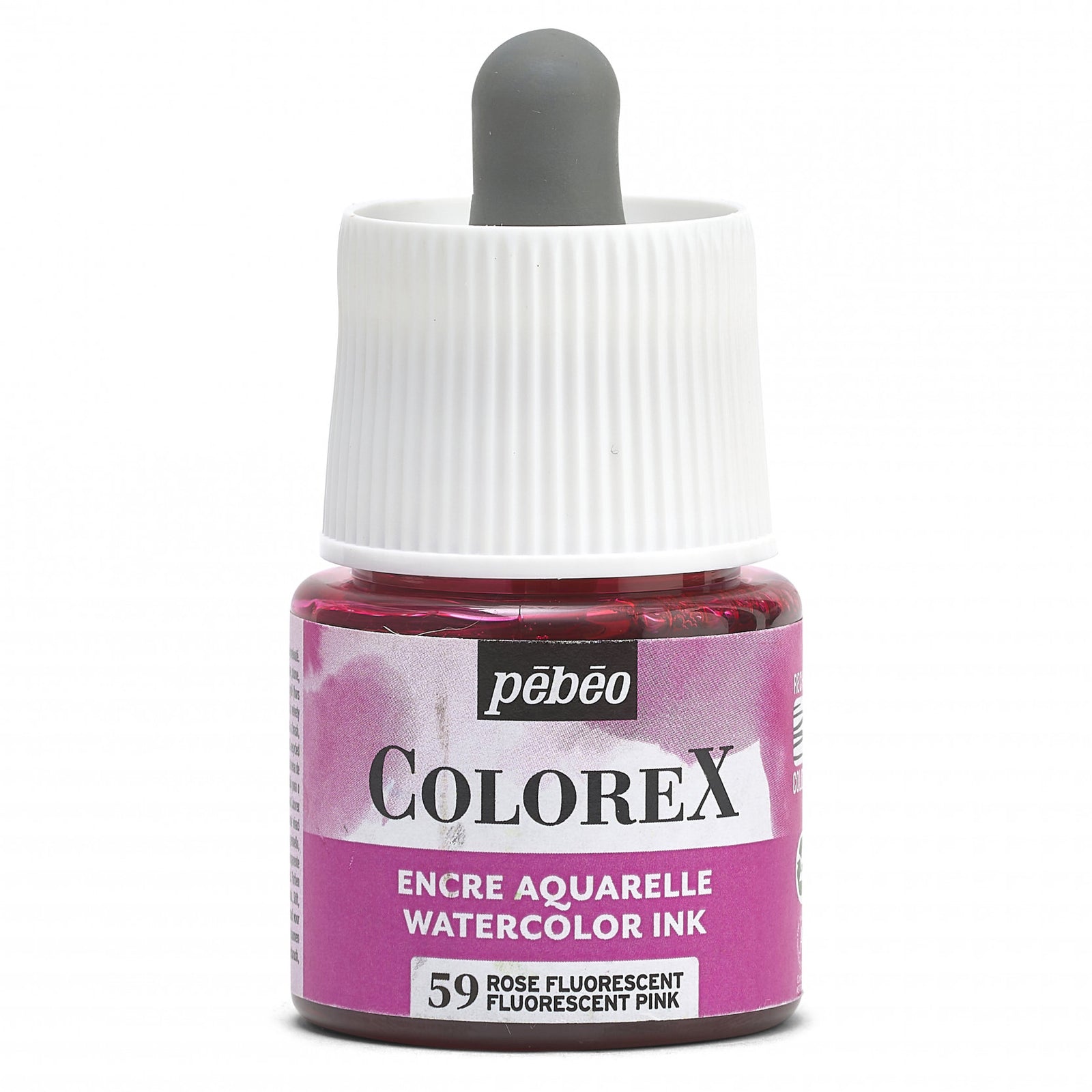 Acuarelă lichidă Pebeo Colorex 45 ml – Roz fluorescent