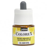 Acuarelă lichidă Pebeo Colorex 45 ml – Galben lămâie