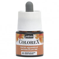 Acuarelă lichidă Pebeo Colorex 45 ml – Portocaliu Mars