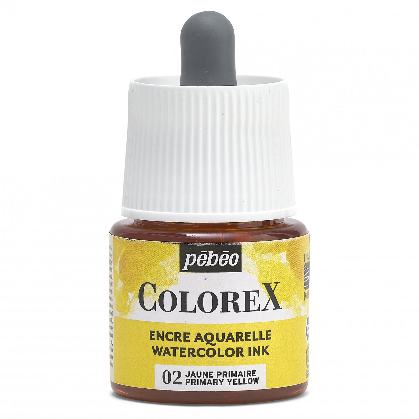 Acuarelă lichidă Pebeo Colorex 45 ml – Galben primar