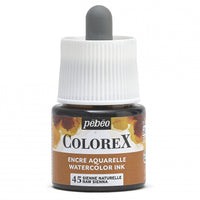 Acuarelă lichidă Pebeo Colorex 45 ml – Sienna naturală
