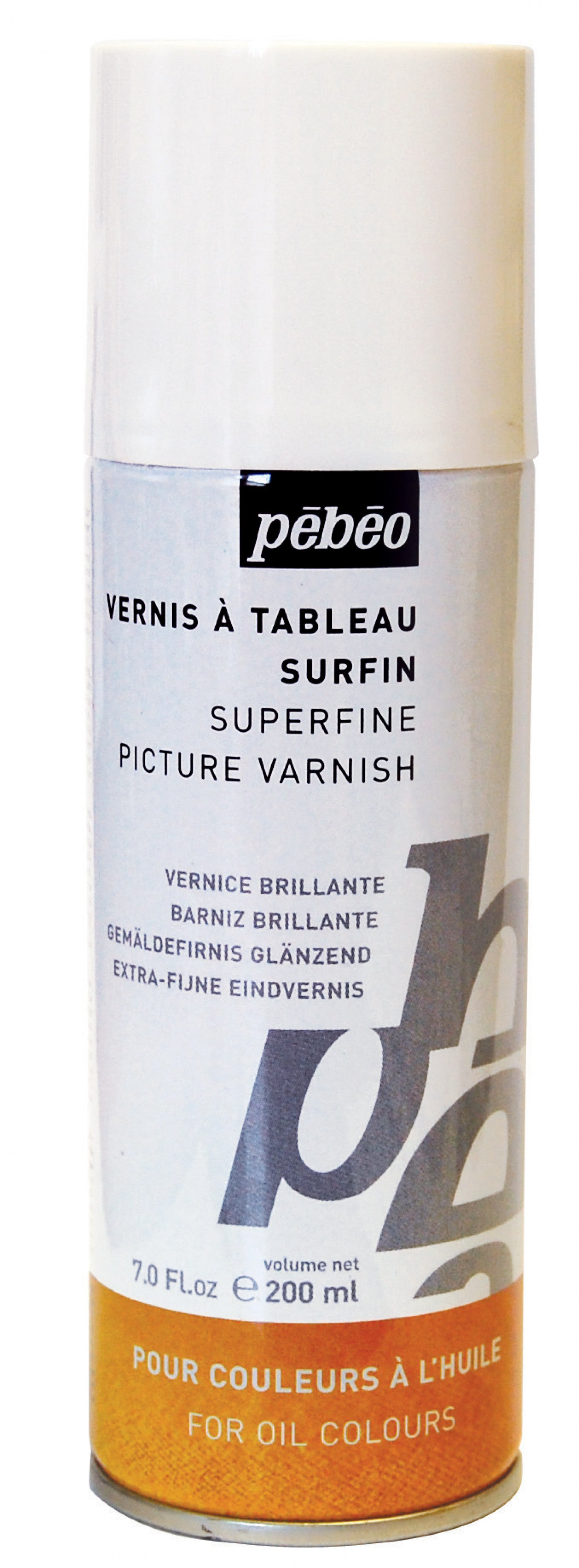 Vernis lucios pentru pictură în ulei spray Pebeo 200 ml