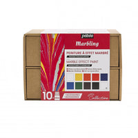 Set culori de marmorare Pebeo Marbling 10 x 45 ml