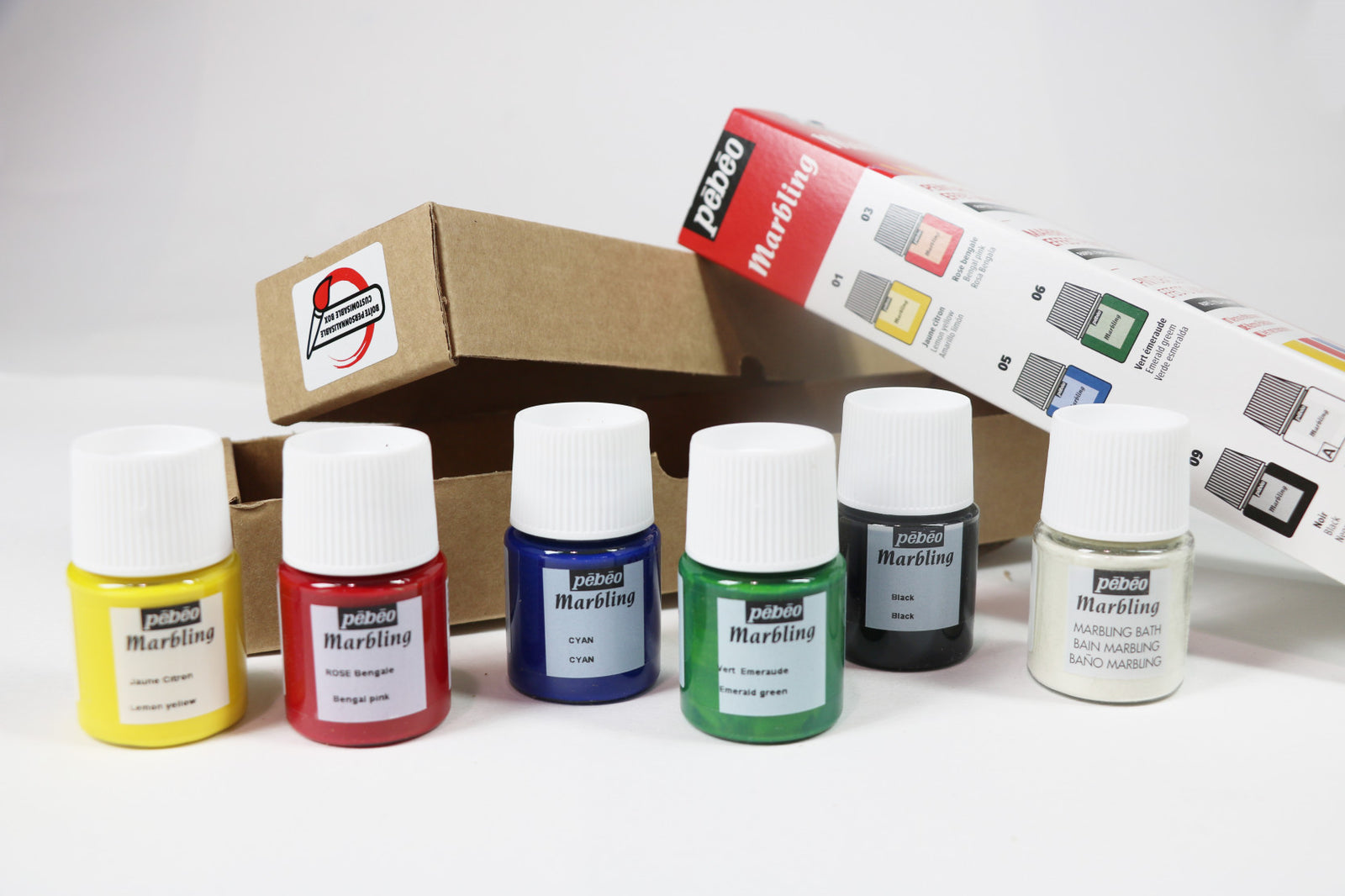Set culori de marmorare Pebeo Marbling 6 x 20 ml