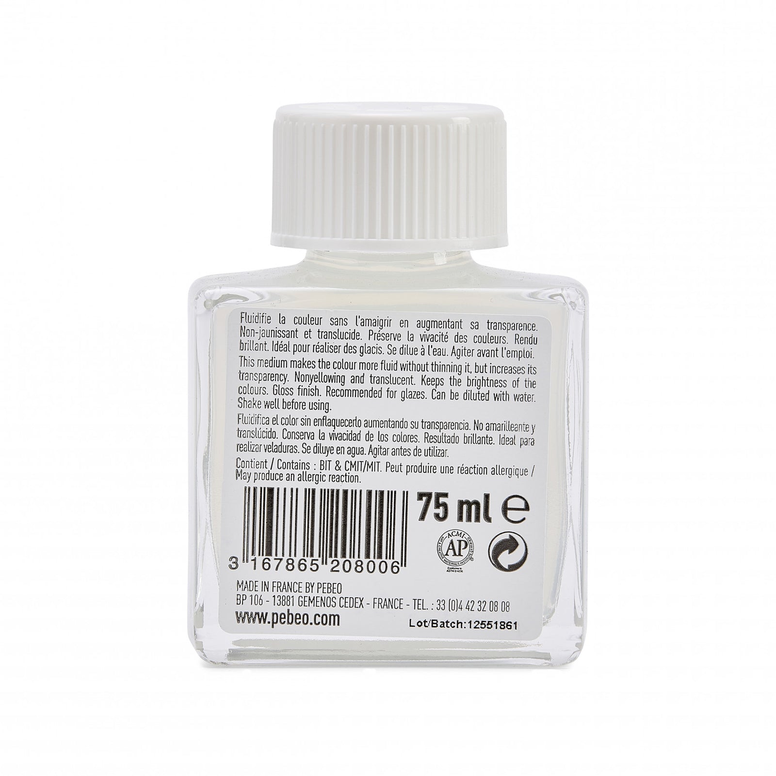 Pebeo mediu acrilic lucios 75 ml