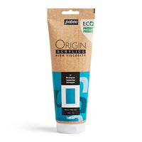 Vopsea acrilică Pebeo Origin 240 ml – Albastru turcoaz