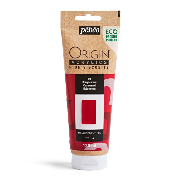 Pebeo ORIGIN Vopsea acrilică 120 ml - roșu crimson