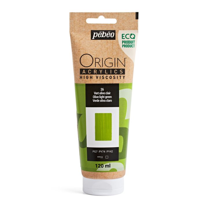 Pebeo ORIGIN Vopsea acrilică 120 ml - măslin ușor