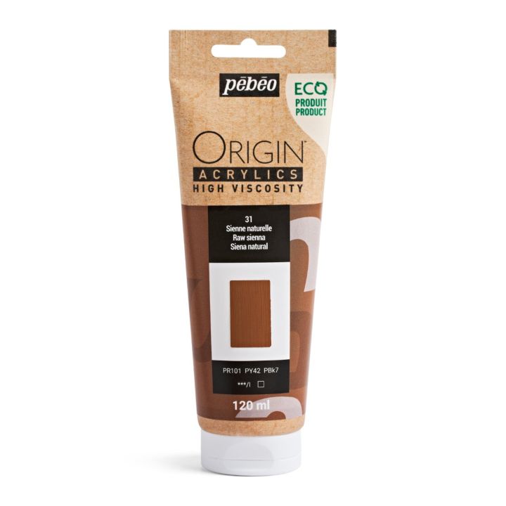 Pebeo ORIGIN Vopsea acrilică 120 ml - Sienna crudă