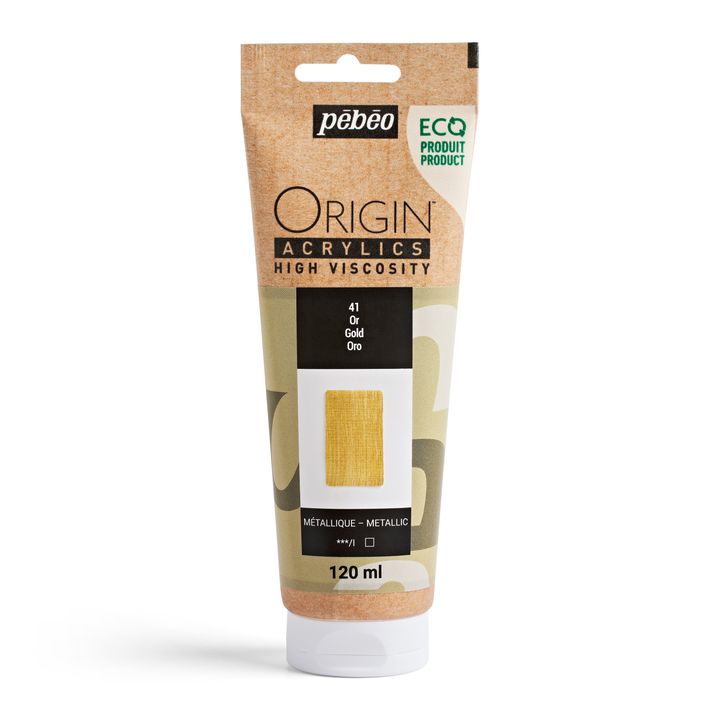 Pebeo ORIGIN Vopsea acrilică 120 ml - Aur