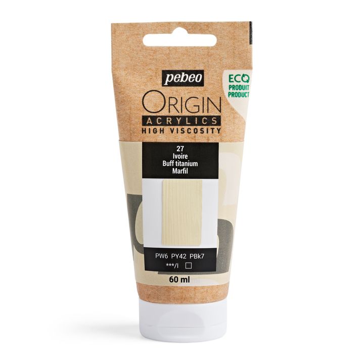 Pebeo ORIGIN Vopsea acrilică 60 ml - Titan deschis