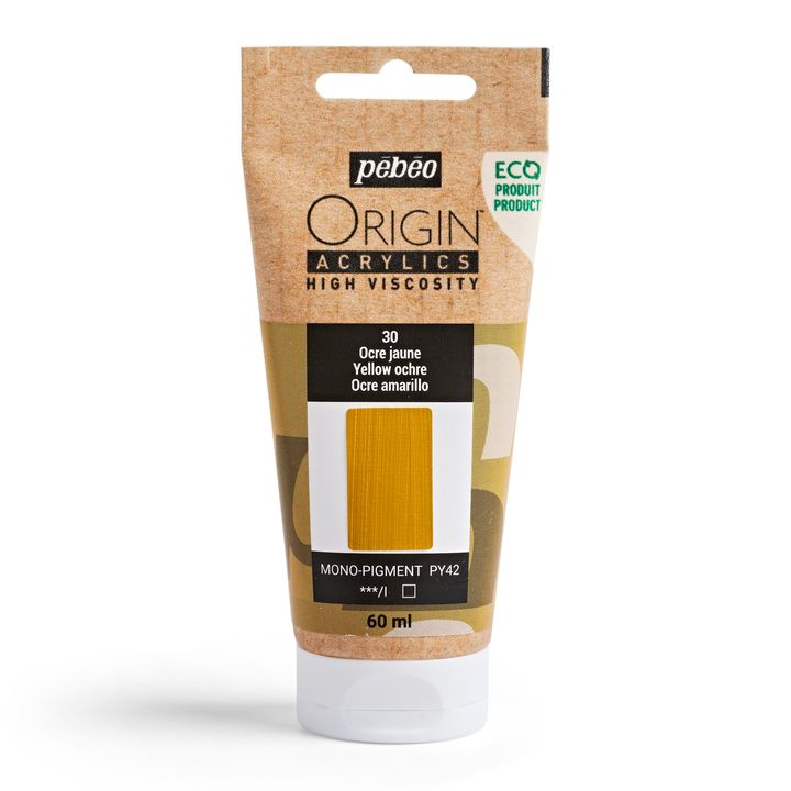 Pebeo ORIGIN Vopsea acrilică 60 ml - ocră galbenă