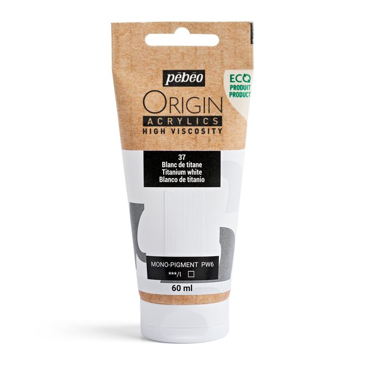 Pebeo ORIGIN Vopsea acrilică 60 ml - Alb de titan