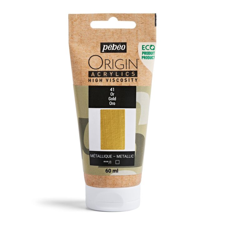 Pebeo ORIGIN Vopsea acrilică 60 ml - Aur