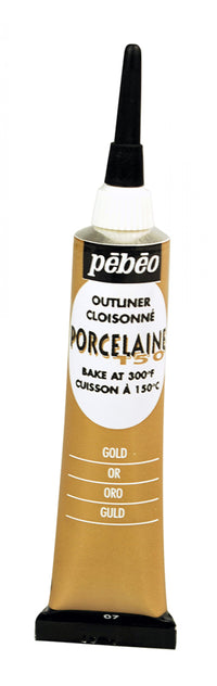 Contur relief pentru porțelan Pebeo Porcelaine 150 20 ml – Auriu