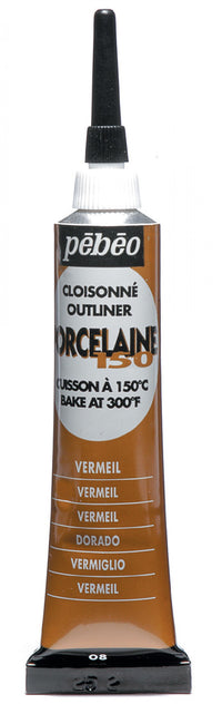 Contur relief pentru porțelan Pebeo Porcelaine 150 20 ml – Aur Vermeil