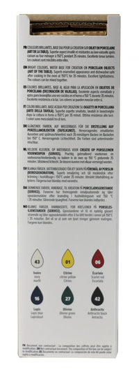 PEBEO Porcelaine 150 set culori pentru porțelan 6 x 20 ml