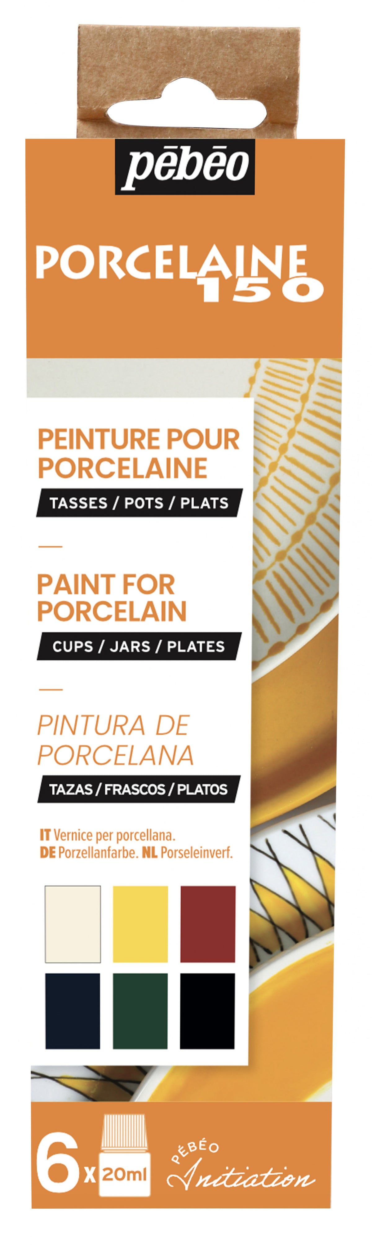 PEBEO Porcelaine 150 set culori pentru porțelan 6 x 20 ml