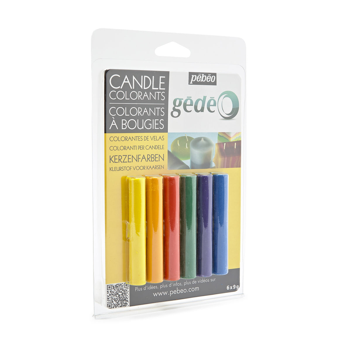 Pebeo Gédéo set coloranți pentru lumânări – 6 buc