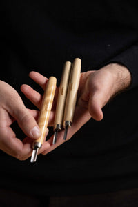 Set dălți pentru linogravură PEBEO Lino – 3 buc