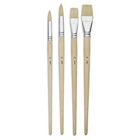 Pebeo set pensule universale Golden Taklon 4 buc plate și rotunde