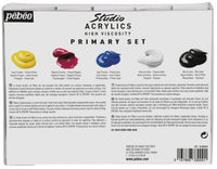 Pebeo Studio Acrylic set culori acrilice 5 x 100 ml