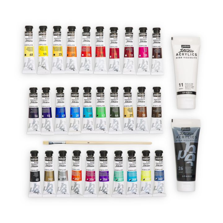pebeo studio acrylics paint set ro pbo833448