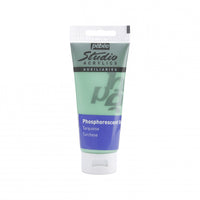 Gel acrilic Pebeo Studio 100 ml Phosphorescent Turquoise