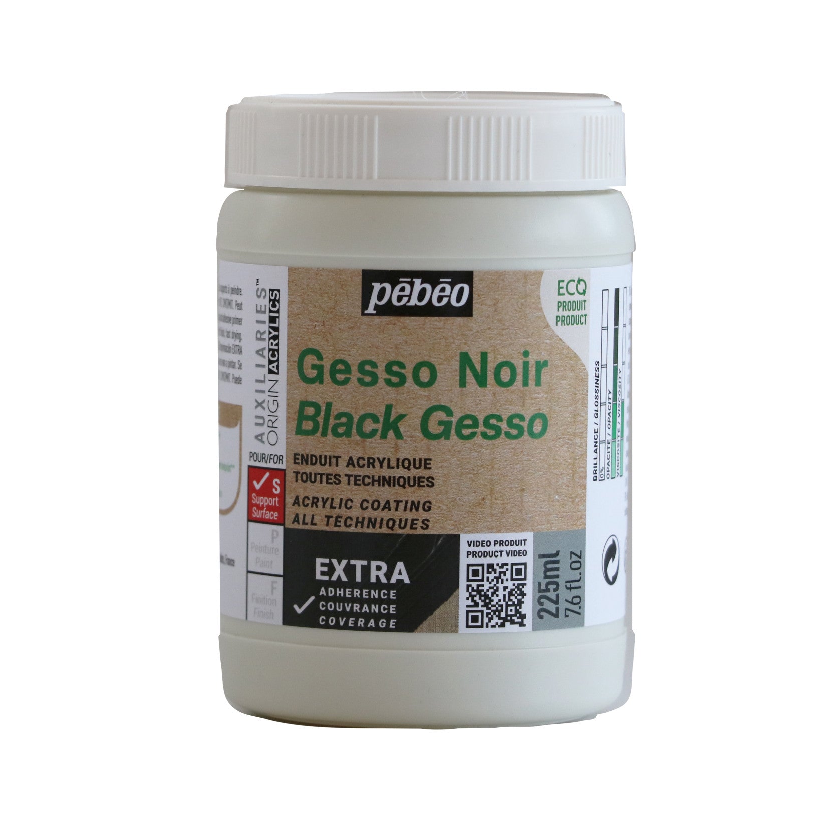 Gesso negru Pebeo Studio 225 ml